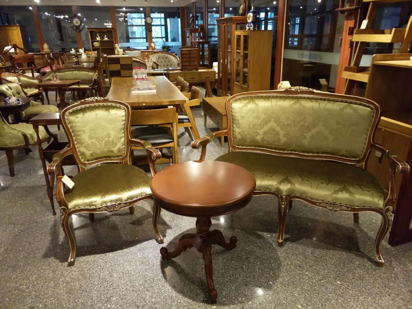 Fabric chair_ coffee chair_ coffee table and chairs